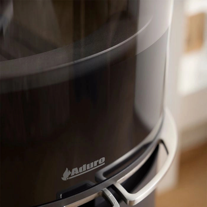 Stufa a legna ADURO 9.8 LUX con porta in vetro - da 3 a 9 kW