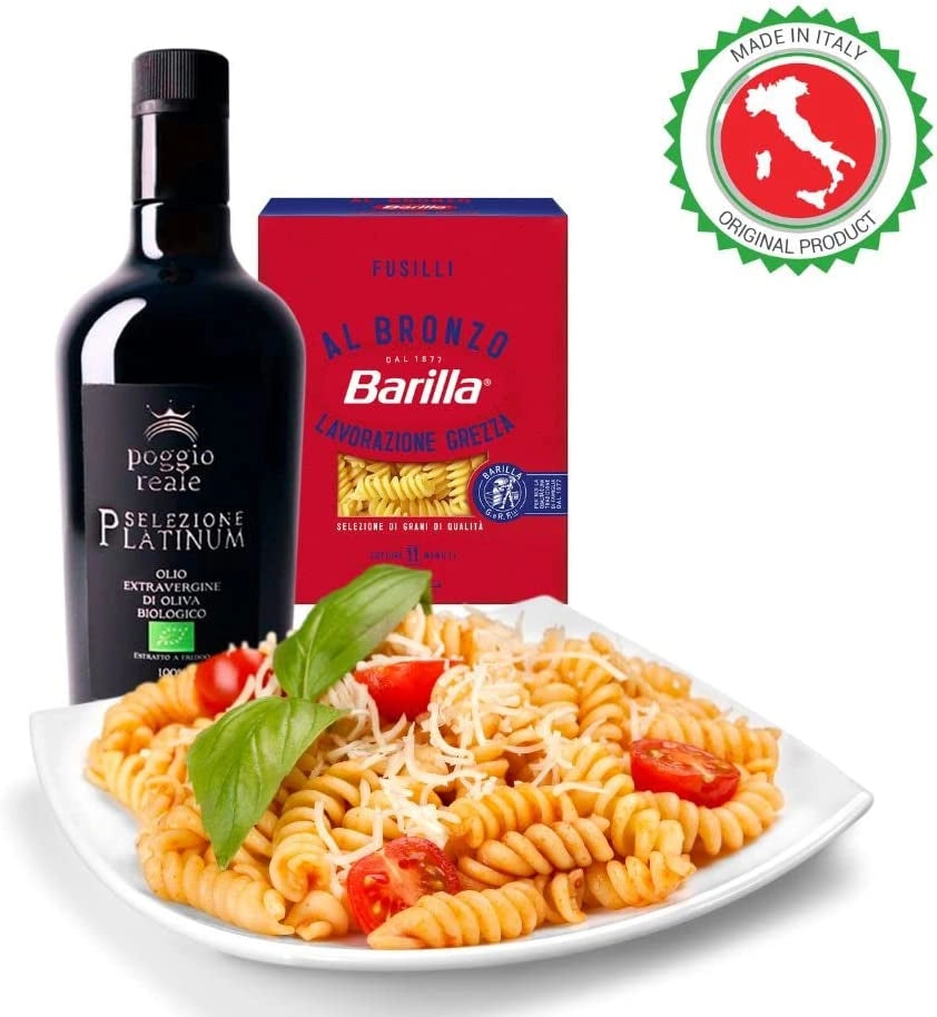 Box gastronomico italiano olio extravergine di oliva biologico pasta barilla