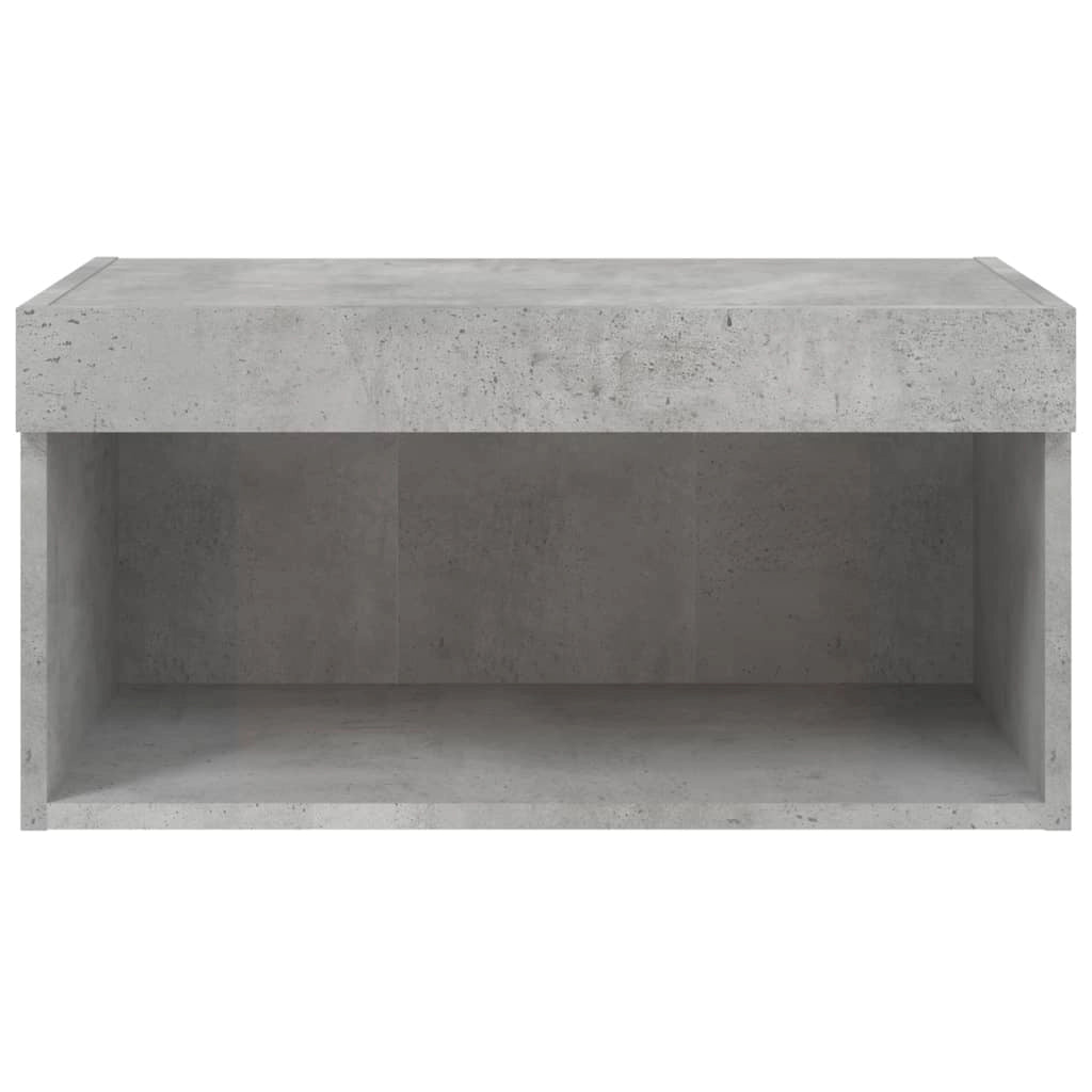 Mobile TV multimediale mensola TV credenza mobile TV per sala da pranzo soggiorno camera da letto con luci LED 60 x 30 x 30 cm grigio 02_0026606