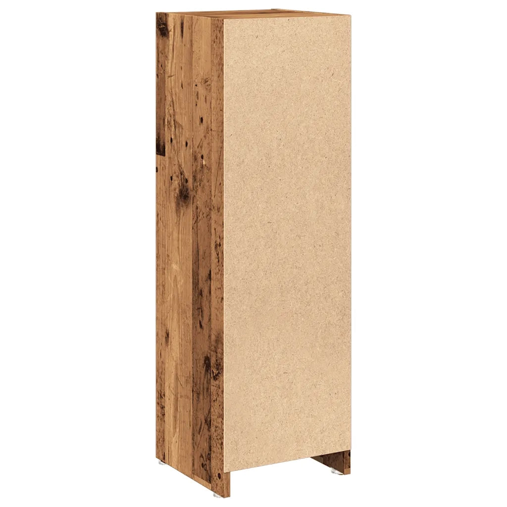 vidaXL Mobile da Bagno Legno Antico 30x30x95 cm in Legno Multistrato