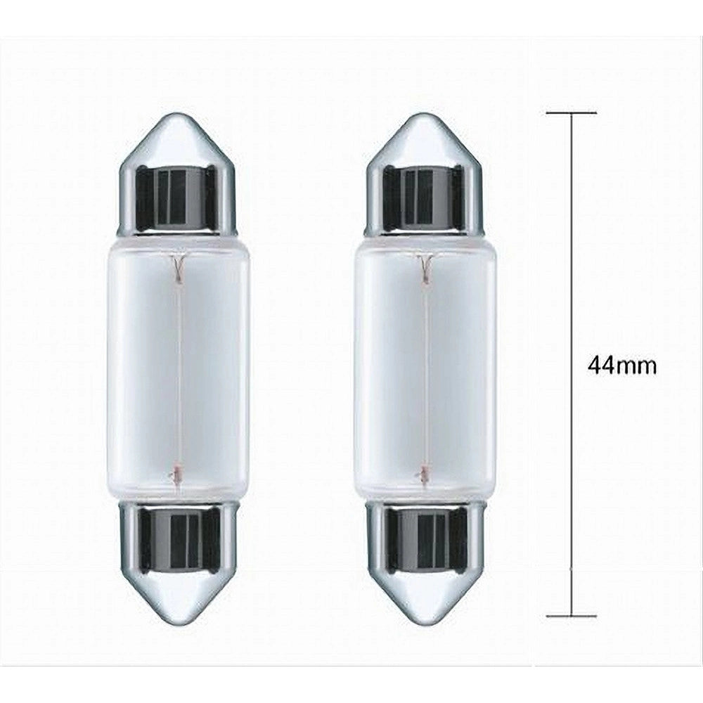 Trade Shop - Lampadine Di Posizione Sv8.5 Maxtech L-p065 12v/44mm 5 Watt 2700k Ultra Luminose -