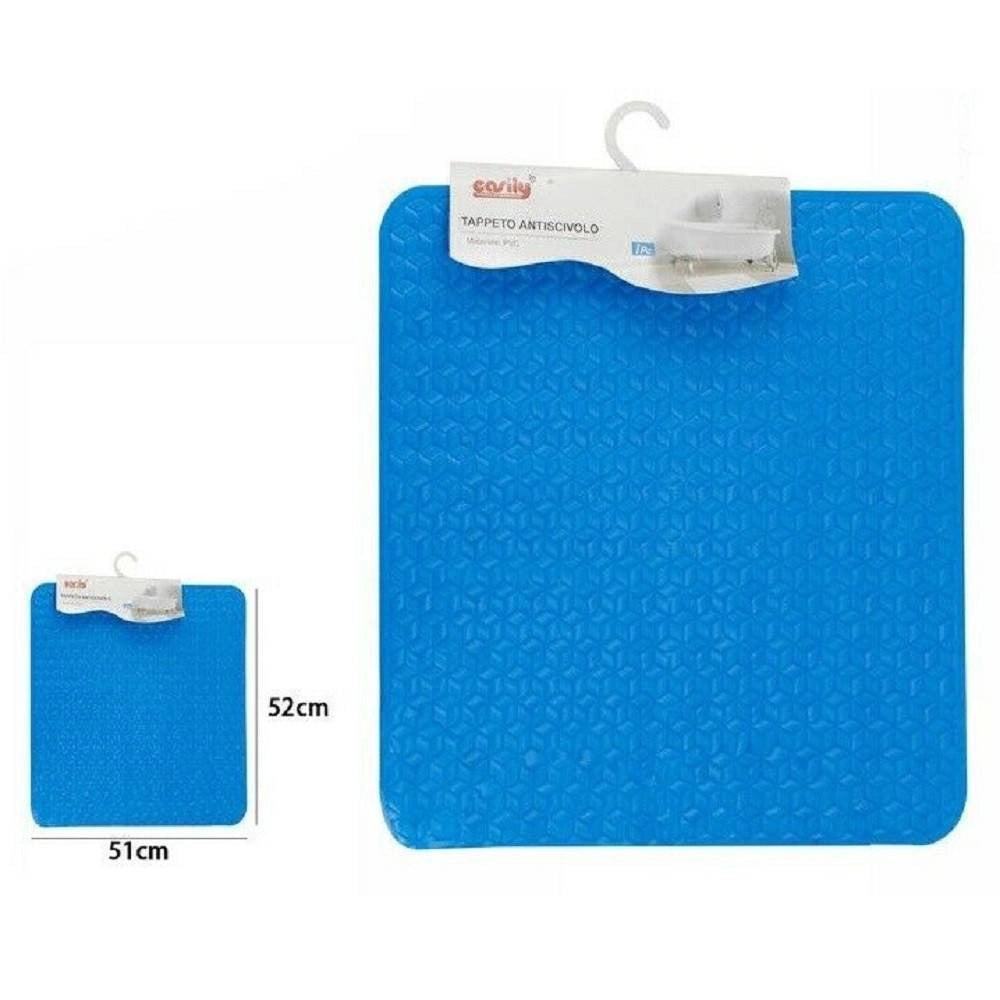 Trade Shop - Tappeto Tappetino In Pvc Antiscivolo Per Vasca Da Bagno Doccia 51 X 52 Cm 59636 -