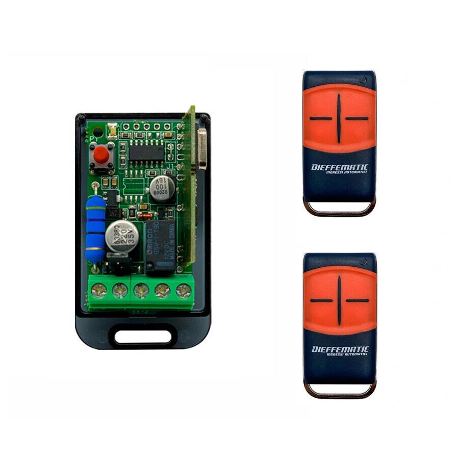 KIT AGGIORNAMENTO RICEVENTE RICEVITORE RADIO RQ1M 433 MHZ PIU DUE 2 EQUO PLUS