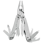 Leatherman 832523 Wingman Multiutensile 14 Funzioni in Acciaio Inossidabile con Lama Combo e Forbici a Molla colore Argento