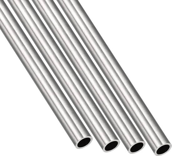 304 acciaio inossidabile tubo rettangolare 4 mm x 0,5 mm x 300 mm per arredamento domestico e macchinari.