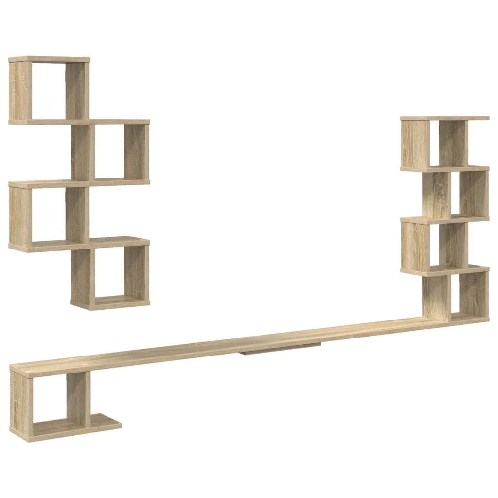 Mensola per TV da muro Rovere Sonoma 200 x 15 x 94 cm 8012302