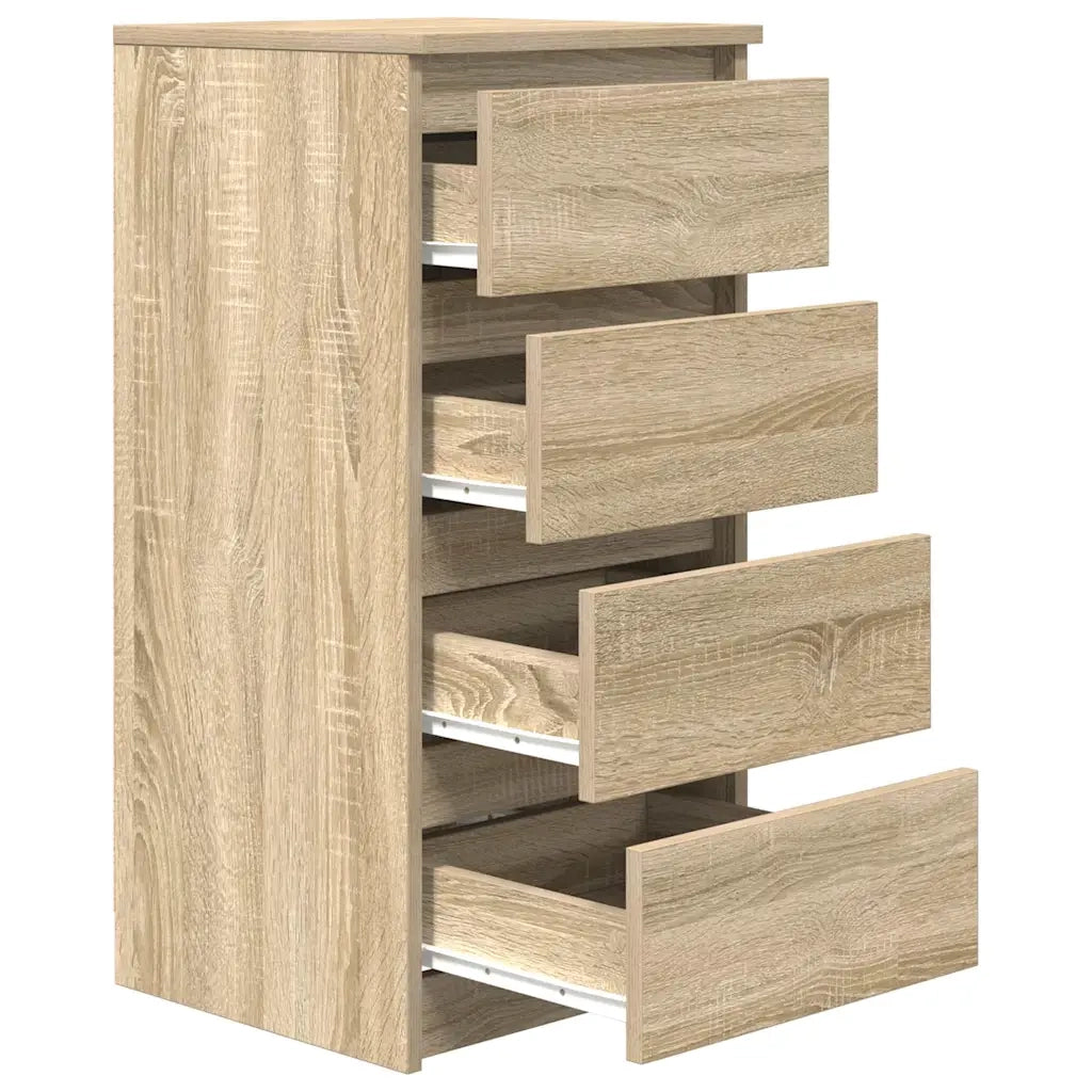 Credenza Rovere Sonoma 37,5x35x76 cm in Legno Multistrato