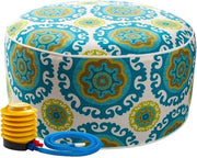 Sedia estensibile per esterno 50 x 23 cm con schienale di poliester e PVC per spiaggia giardino piscina salotto verde