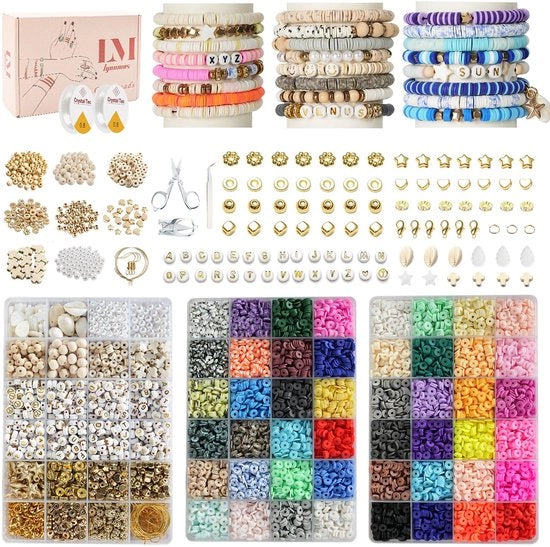 Kralen per 15000 pezzi per catenelle da personalizzare con accessori e lettere per creare gioielli unici in DIY