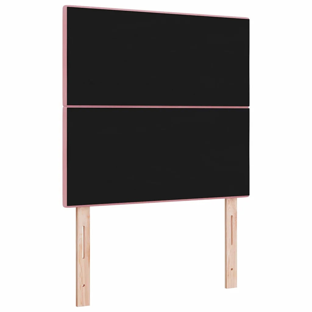 Testiera | Testata Rosa 80 cm Velluto