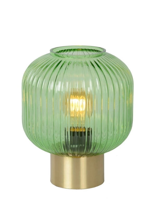 Lampada da tavolo Lucide Maloto verde oro E27 40W IP20