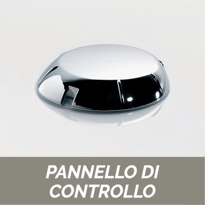 Vasca angolare cm 140x140 con idromassaggio e pannello mod. AMBRA