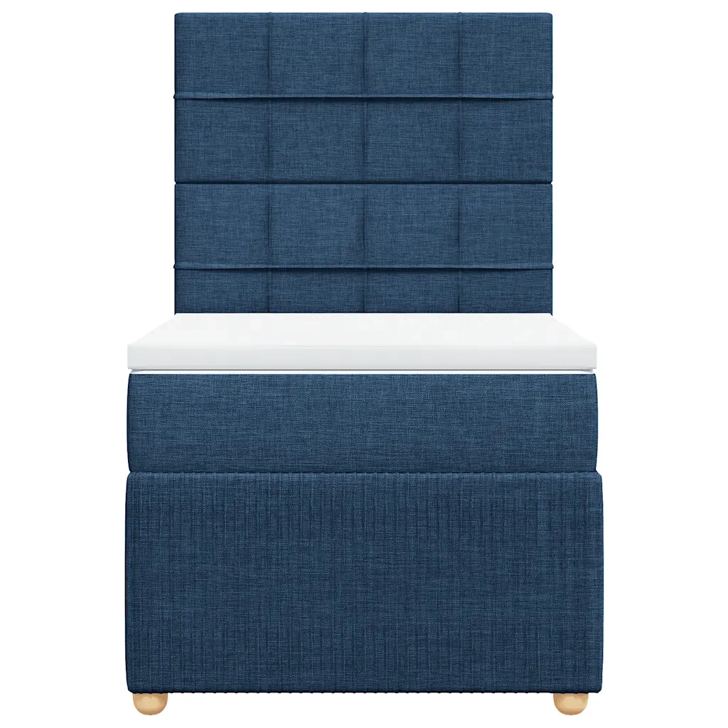 Giroletto a Molle con Materasso Blu 90x200 cm inTessuto 3294245