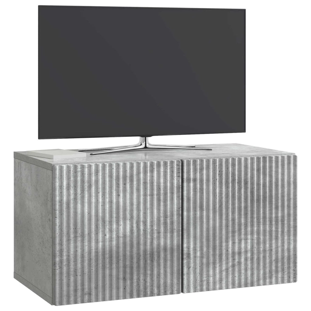 Mobile Porta TV da Muro Grigio Cemento 59,5 x 31 x 30 cm