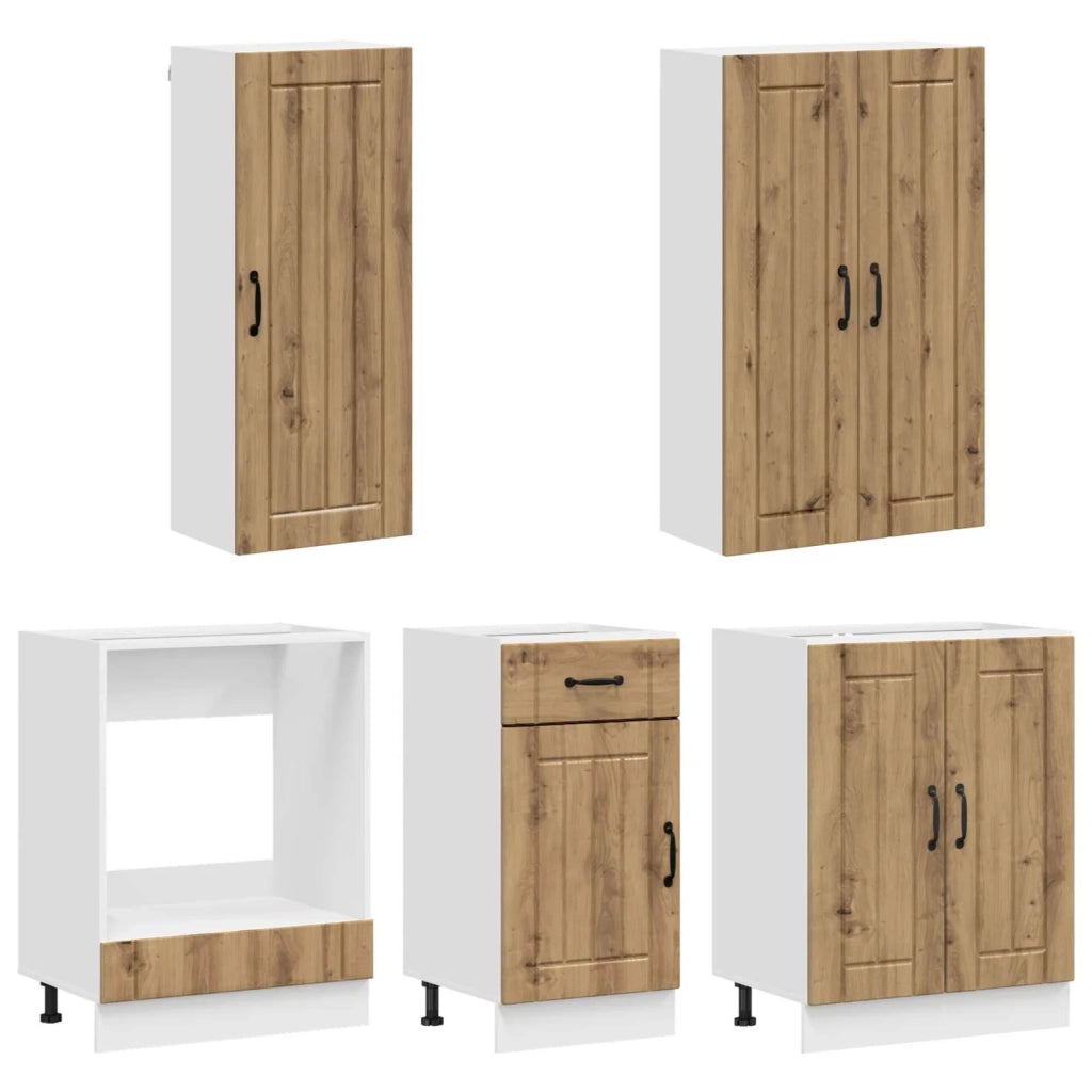 Unità Cucina LUCCA 5 pcs Rovere Artigianale 3438274