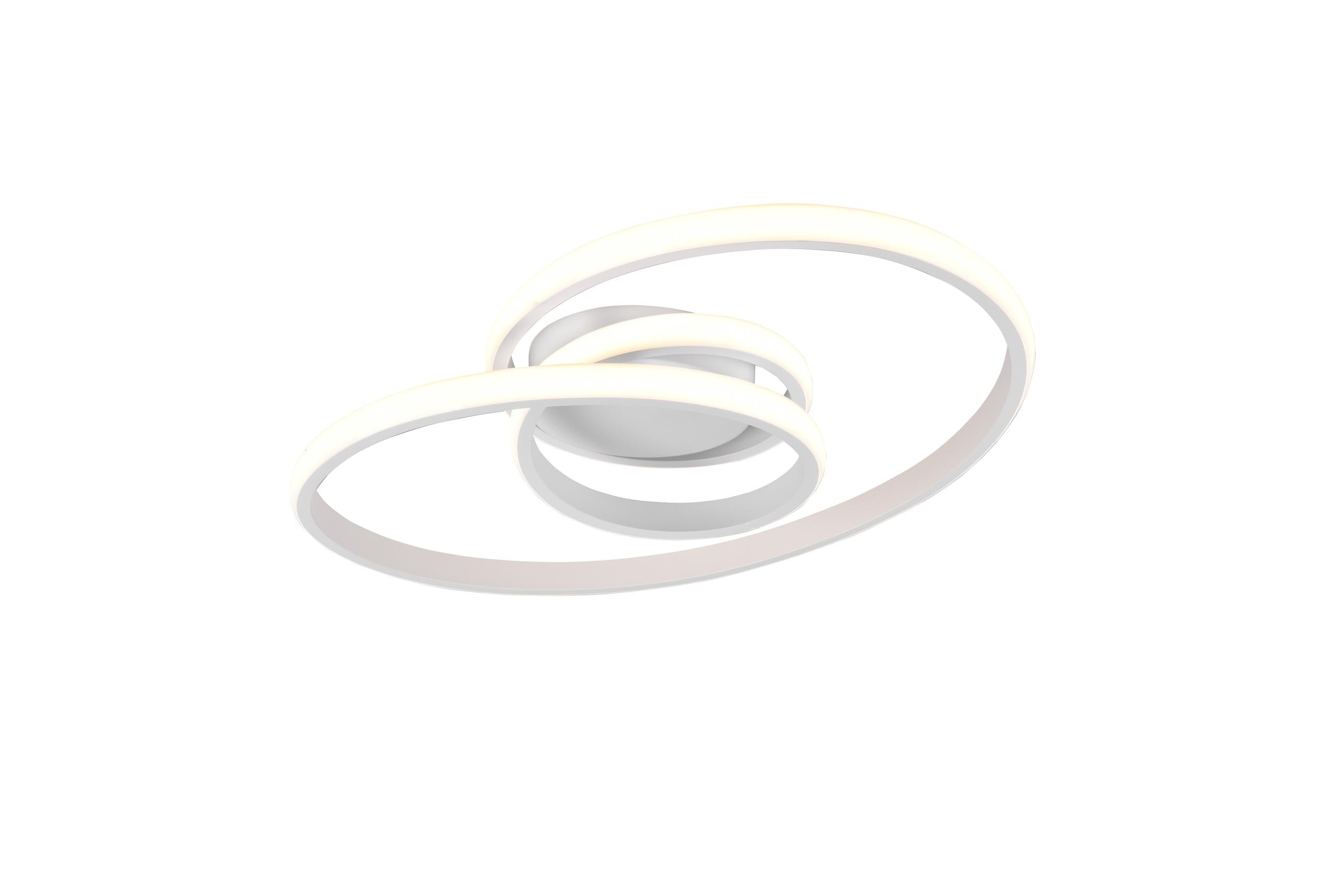 Plafoniera da Interno a LED in Metallo Bianco Opaco