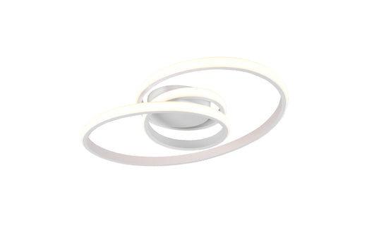 Plafoniera da Interno a LED in Metallo Bianco Opaco