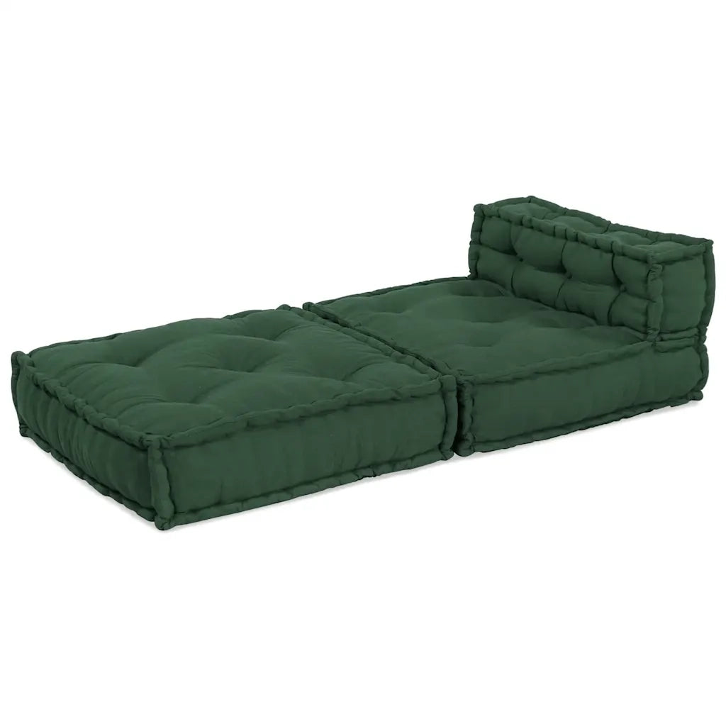 Divano Componibile Verde 70x70x54 in Tessuto 4019034