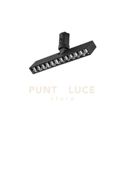 LAMPADA LED LINEARE PER BINARIO SHIFT 6V NERO IN METALLO 12W 3000K 1200LM 219X31X93MM