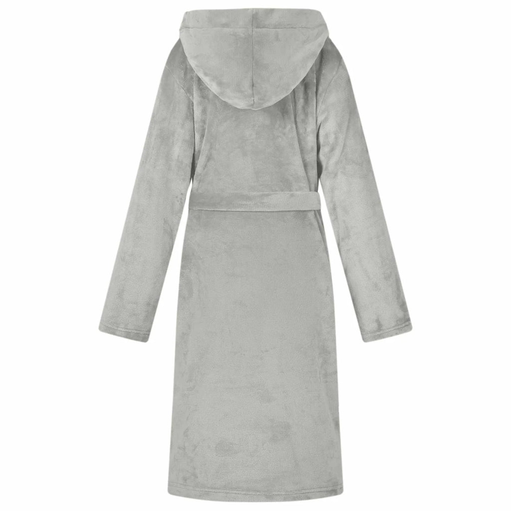 Accappatoio con Cappuccio Grigio xxxl Flanella CFW6727541