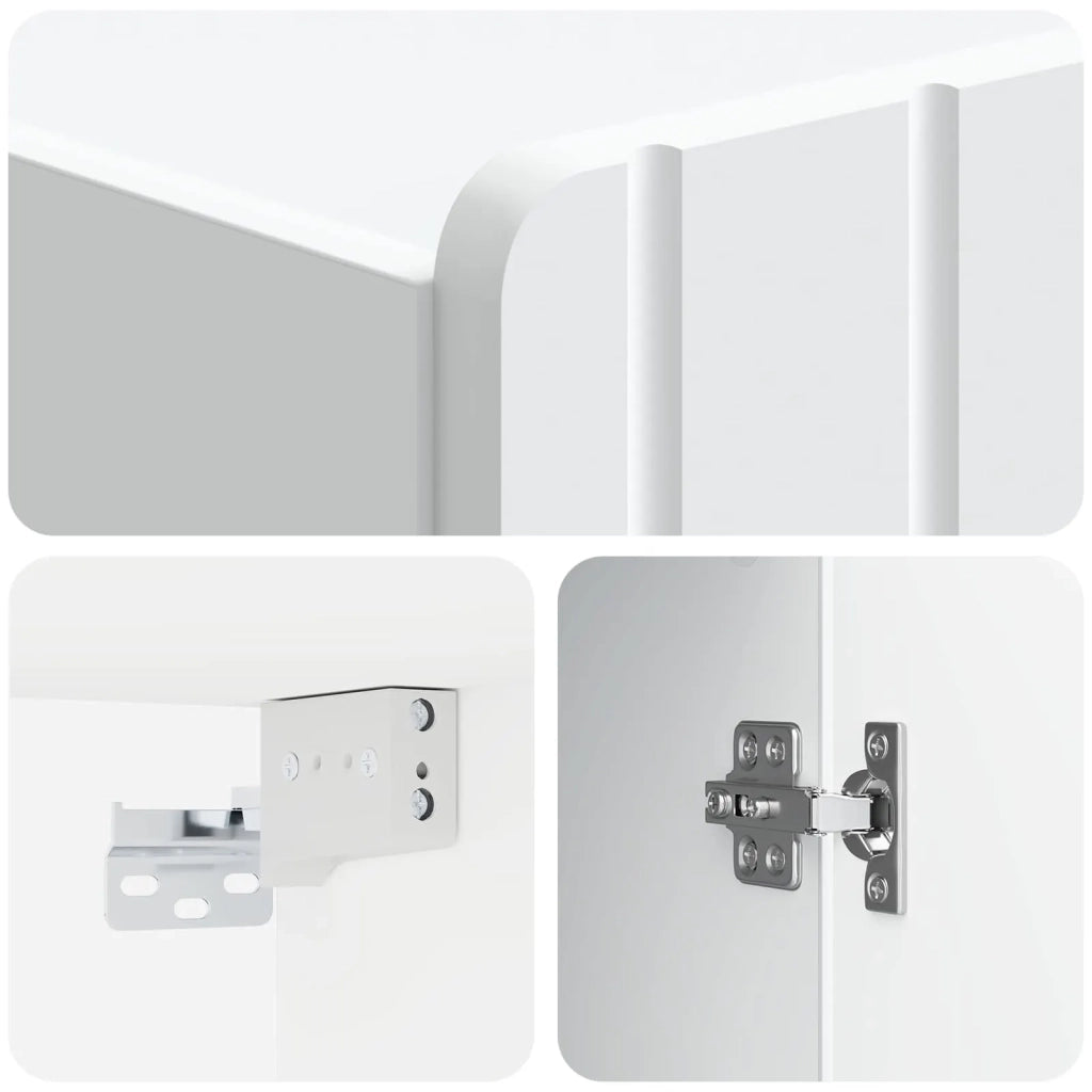 Mobiletto a muro Bianco 59 x 31 x 64 cm Legno ingegnerizzato 898235