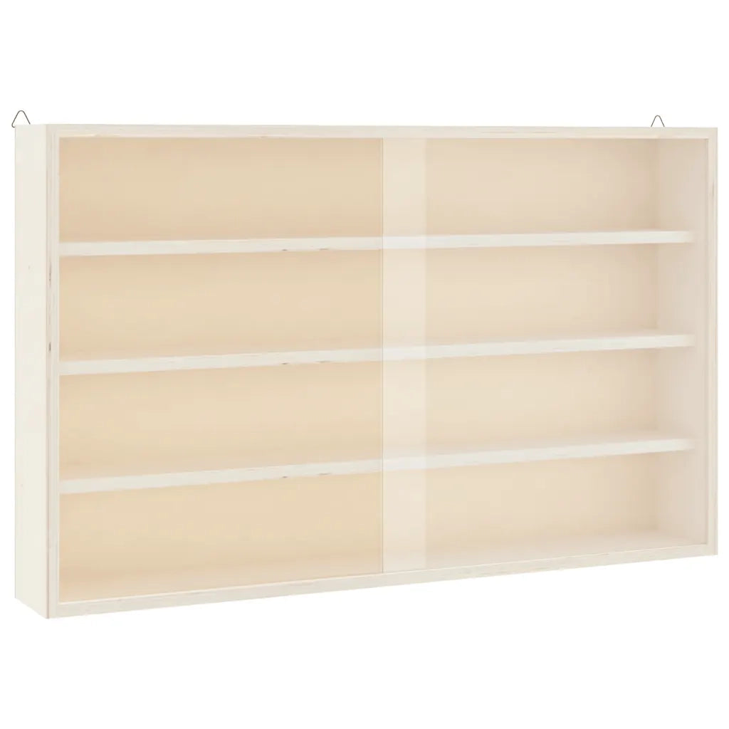 Vetrina da collezione in legno con ante 60x8,5x37cm 4017386