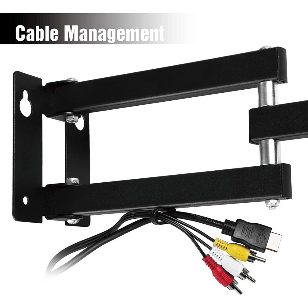 Trade Shop - Supporto Staffa Per Televisore Plasma 12-30" Lcd Da Parete Muro Tv Regolabile -