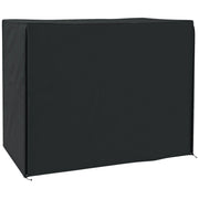 Copertura impermeabile protettiva per altalena Hollywood Swing con protezione UV tessuto Oxford nero 220 x 125 x 172 cm resistente agli agenti atmosferici