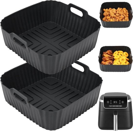 Accessorio per Airfryer - Accessorio per la cucina con rivestimento antiscivolo - Capacità 47 litri
