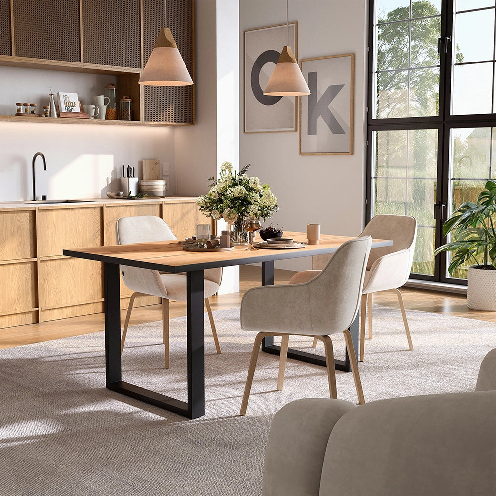 Vicco tavolo da pranzo Quercia dorata 160 x 90 cm