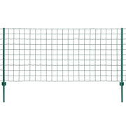 Recinzione da Giardino | Recinzione Euro 20x1,5 m in Acciaio Verde