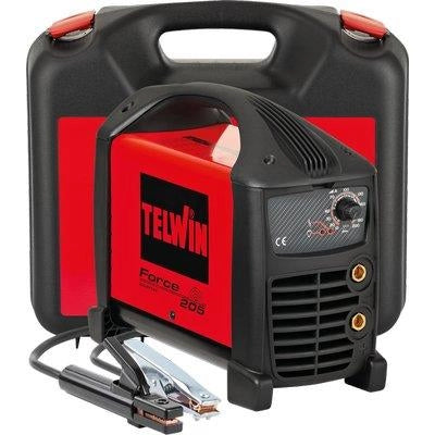 SALDATRICE INVERTER FORCE 205 TELWIN  VOLT 230 A 200 ACCESSORIATA