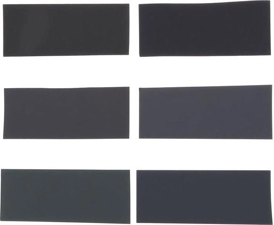Set di carta abrasiva 60 pezzi - Impermeabile - Grana 400/600/800/1000/1200/1500 - Carburo di silicio - Adatto per lavorazione del legno - Fine e duraturo - Set di lastre abrasive