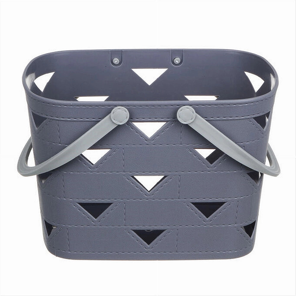 Trade Shop - Cesto Cestino Portatutto Oggetti Con Manici 26.5x18x17cm Multiuso Assortiti 10722 -