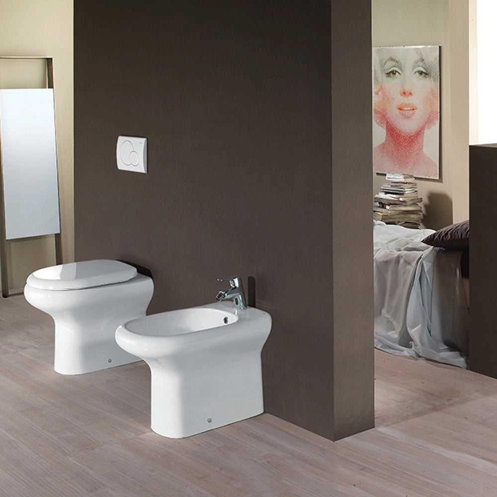 Sedile e coperchio abs per vaso filo muro - serie touring