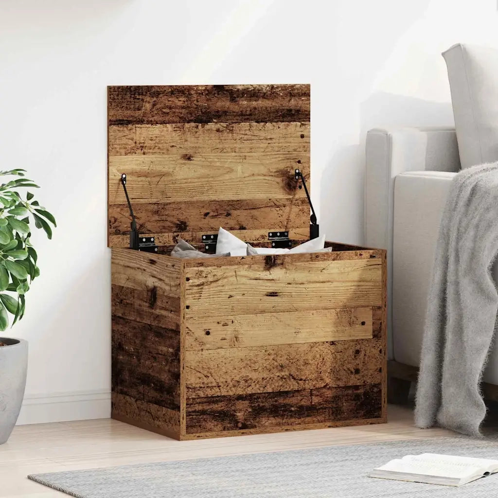 Scatola di Stoccaggio Legno vecchio 60 x 42 x 46 cm CFW5877720