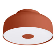 Lampada da soffitto OMIQ Crimson Rosso Ocra 4x15W E27 Moderna Rotonda 30cm
