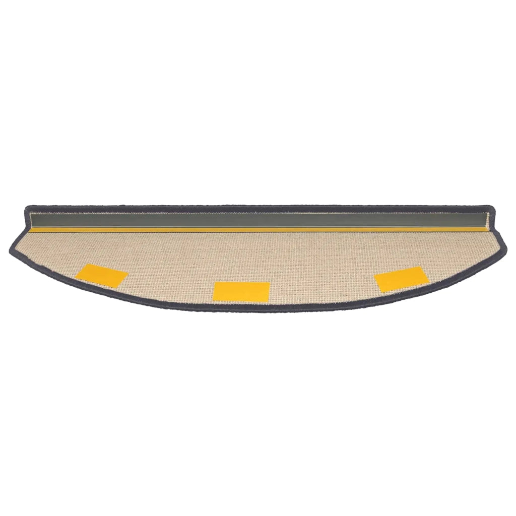 Tappetini per scale autoadesivi 15 pcs Grigio scuro e blu