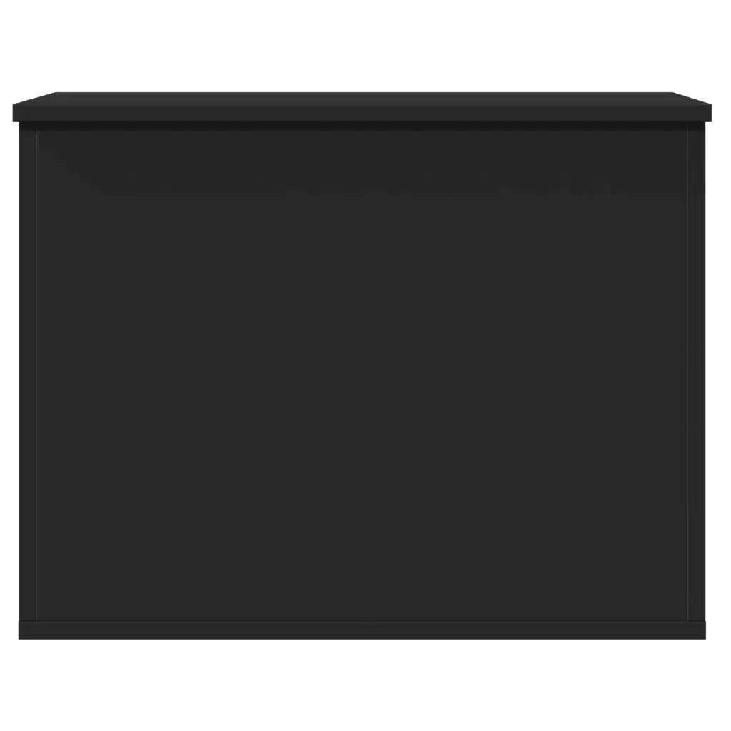 Contenitore Portaoggetti Nero 60x42x46 cm Legno Multistrato 840654