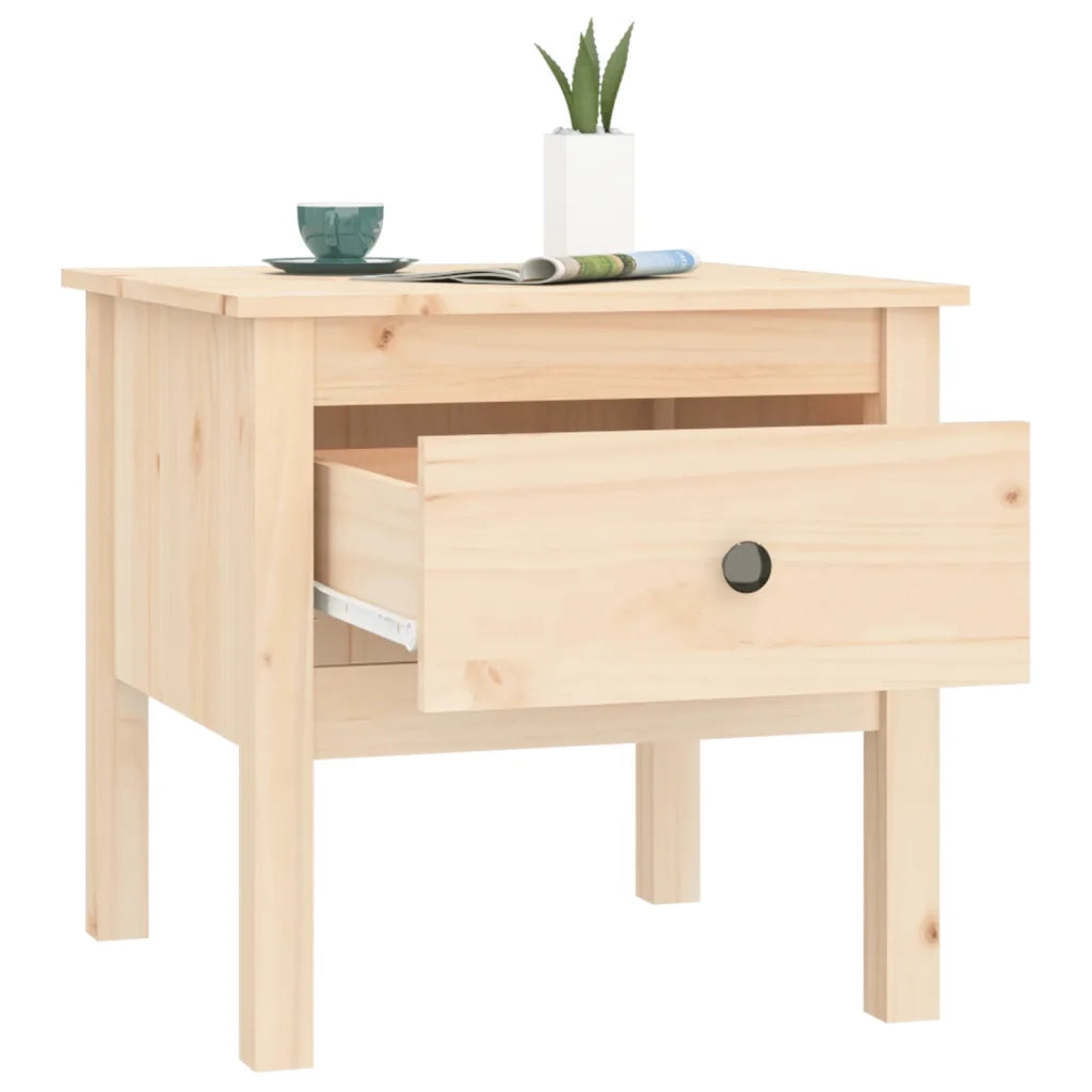Tavolini 2 pz 50x50x49 cm Legno Massello di Pino 813795