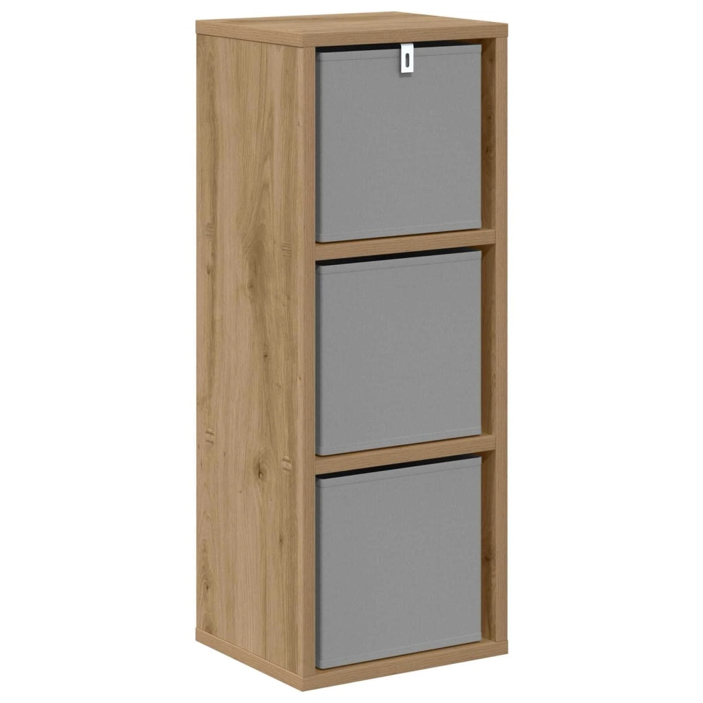Credenza con cassetto Rovere artigianale 25,5 x 22 x 69,5 cm
