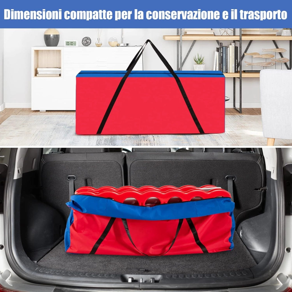 Borsa di Trasporto per Forza 4 Gigante, Borsa per Set Forza 4 con Tracolla Ergonomica e Cerniera Durevole, 120 x 30 x 50cm (Borsa)