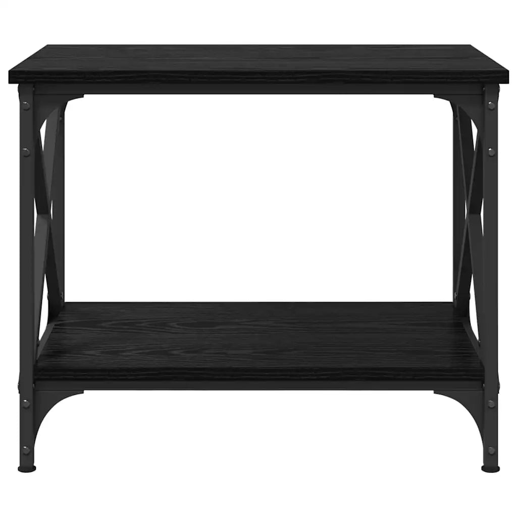 Tavolo laterale Rovere Nero 55 x 38 x 45 cm 875740