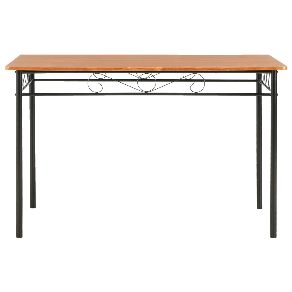 Tavolo da Pranzo Marrone 120x70x75 cm in MDF 281402