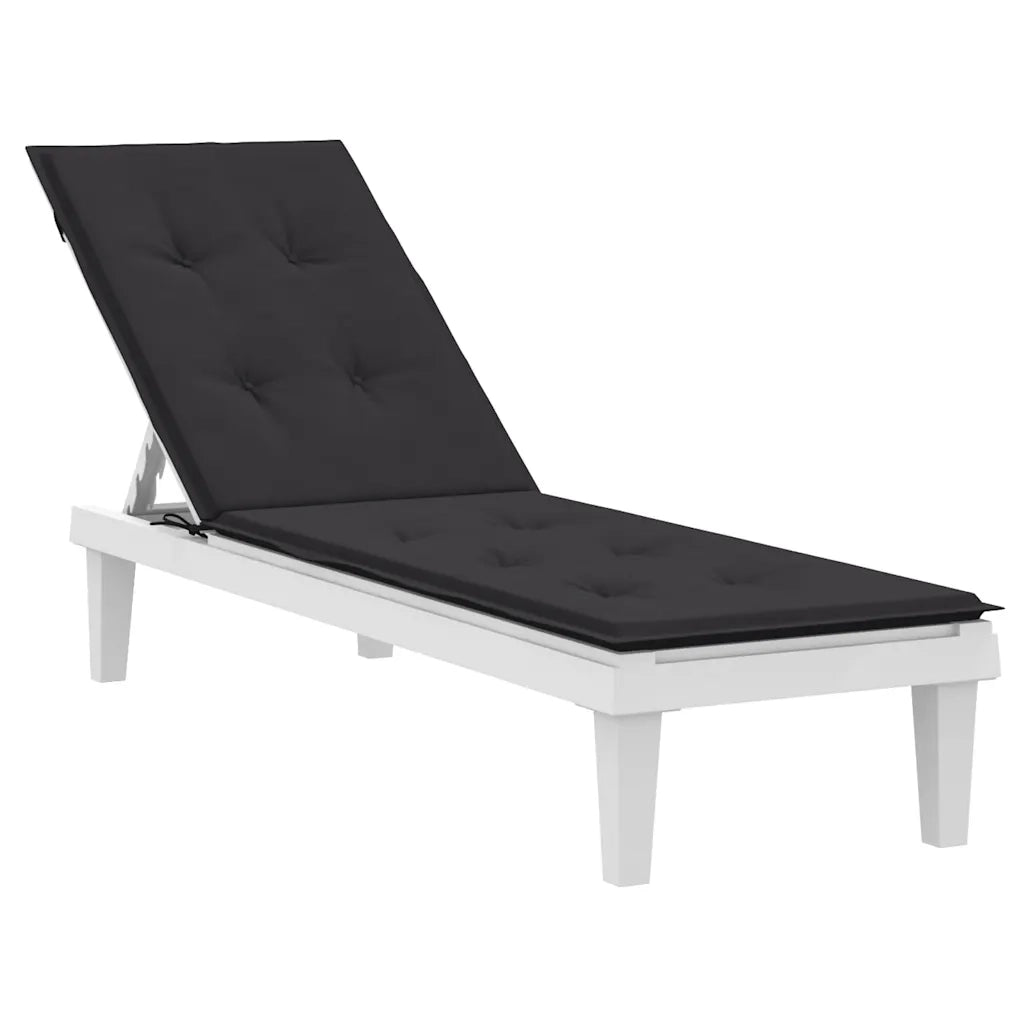 Cuscino per Sdraio Nero (75+105)x50x4 cm 314180