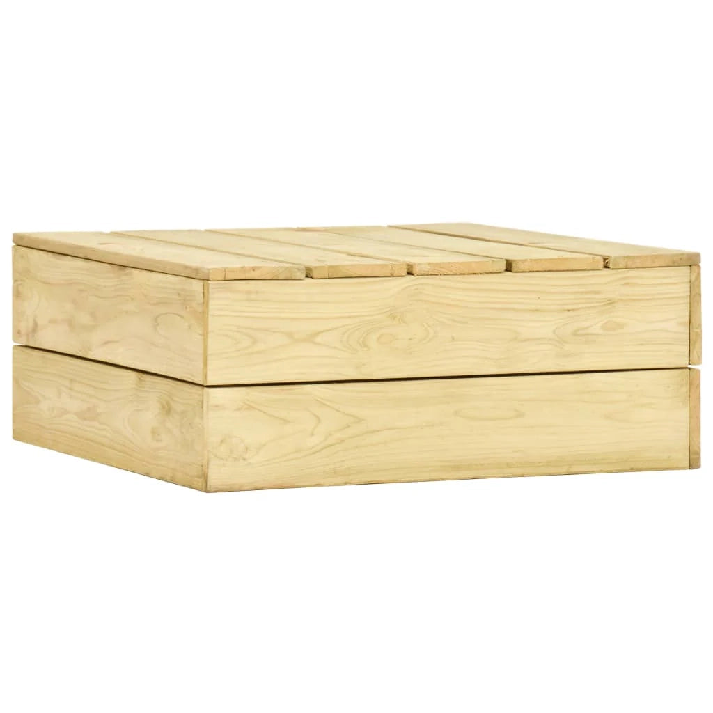 Set di mobili da giardino mobili da esterno 2 pezzi con cuscini legno di pino impregnato 02_0015883
