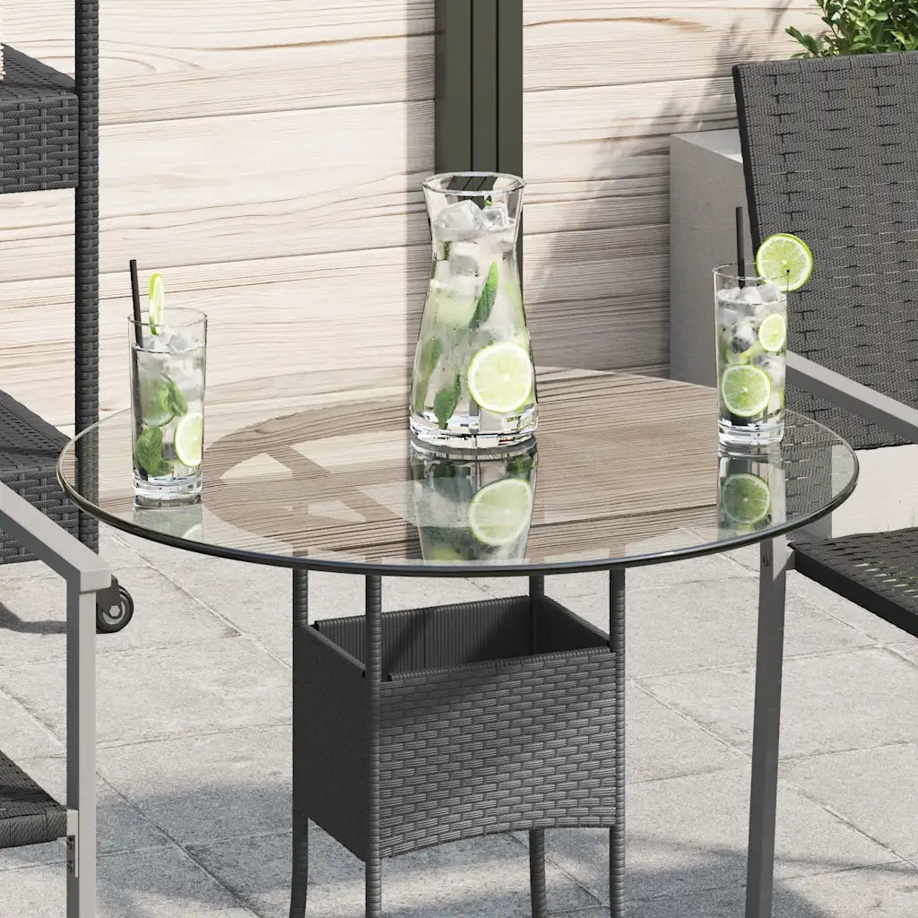 Dessus de table ronde en verre trempé 600 mm