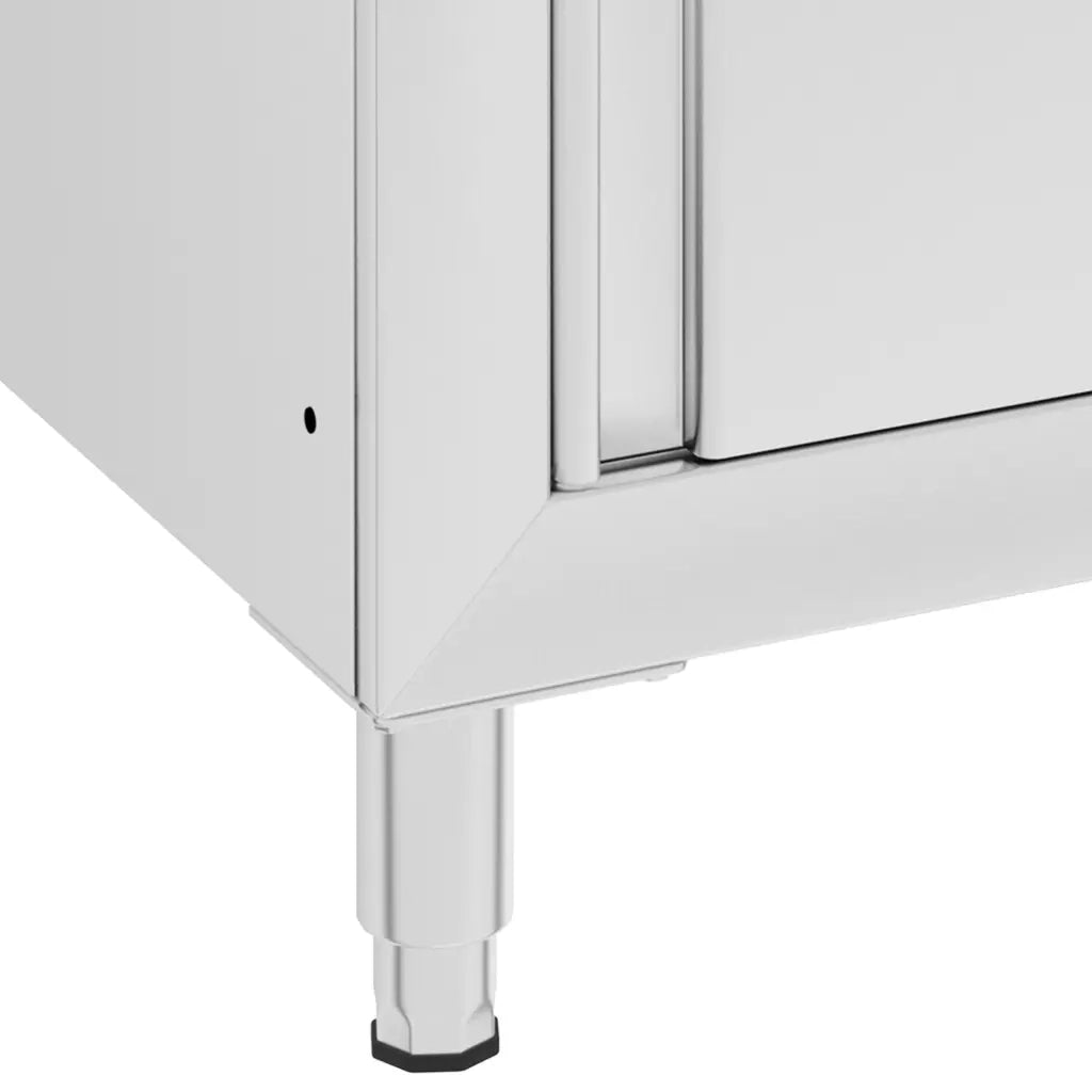 Mobiletto da Cucina con Lavandino-Armadio da cucina in Acciaio Inox-Armadietto da Cucina 60x60x96 cm