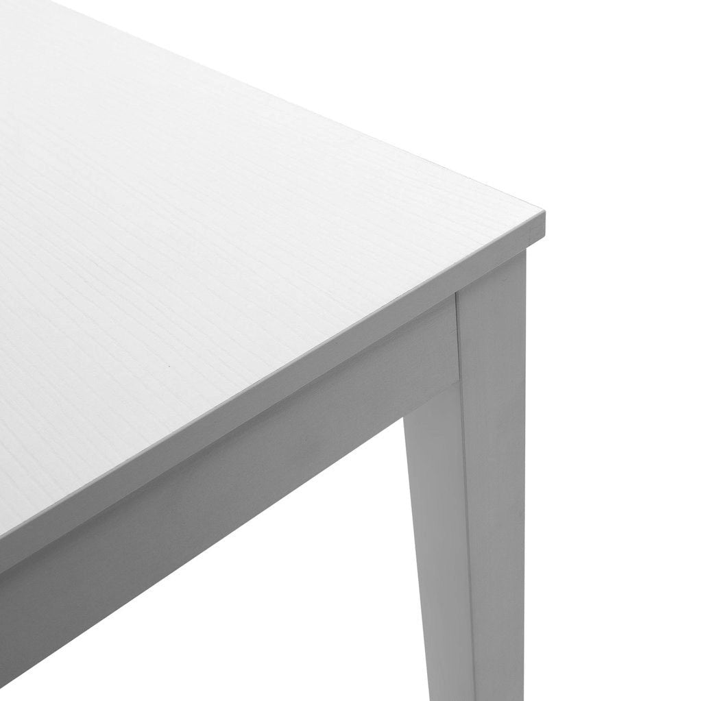 Tavolo Allungabile 130/170x80x75 cm in Melamina Bianco