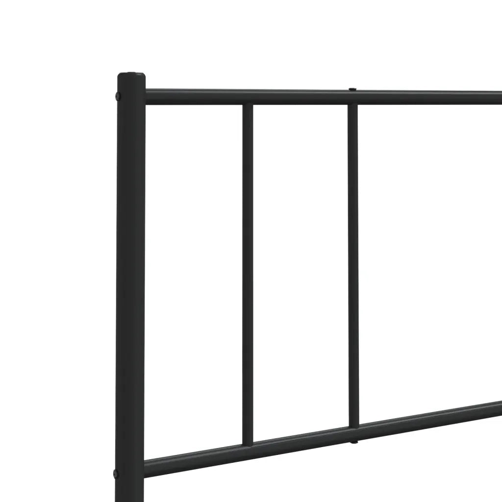 Testiera di Ricambio in Metallo Nero 200 cm 352518